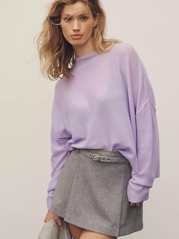 Nwt Pilcro Cashmere Lavender Sweater -